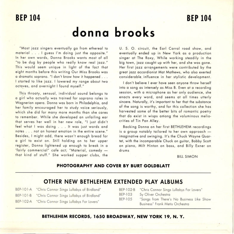 Donna Brooks Soft and Slow Bethlehem Bep104-2