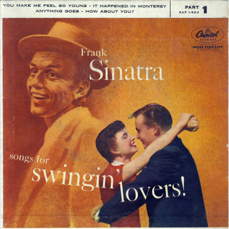 Frank Sinatra Swingin Lovers Capitol EAP1653-1